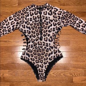NWOT Leopard Swimsuit